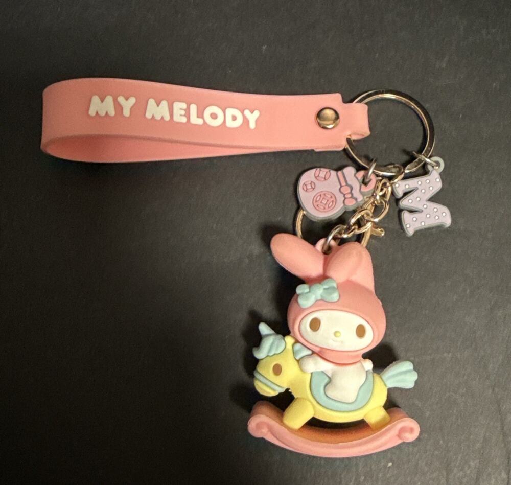 Sanrio Melody Hello Kitty Little Twin Stars Key Chain Ornament Charm Strap Gift